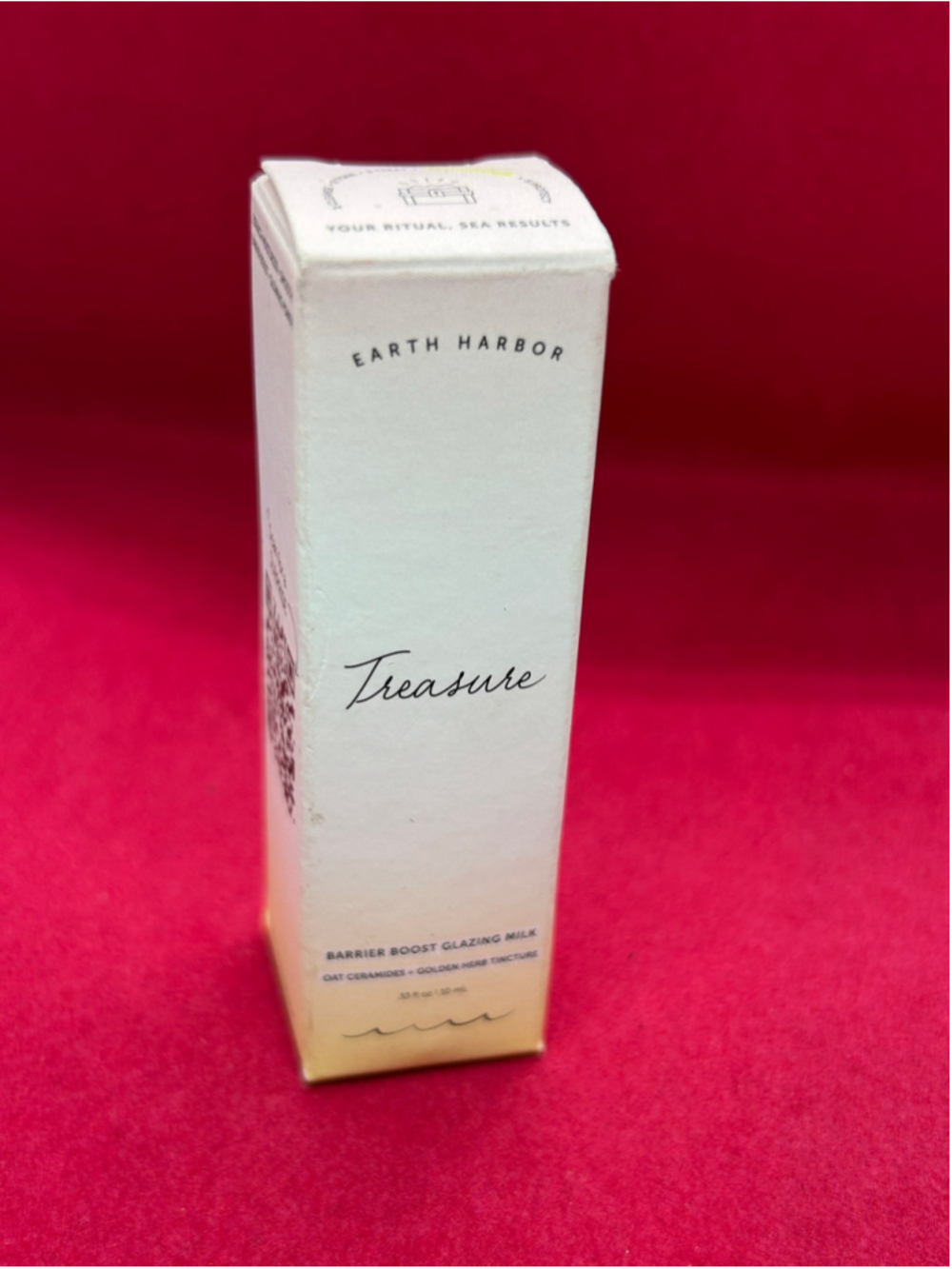 Earth Harbor Treasure Barrier Boost Glazing Milk One Size White Yellow